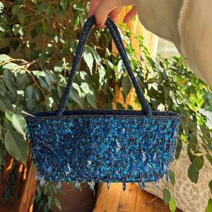 Bijoux Terner Beaded Sequin Handbag
